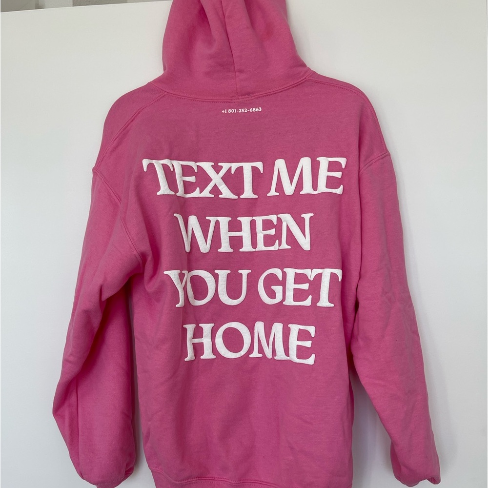 LONELY GHOST PINK HOODIE